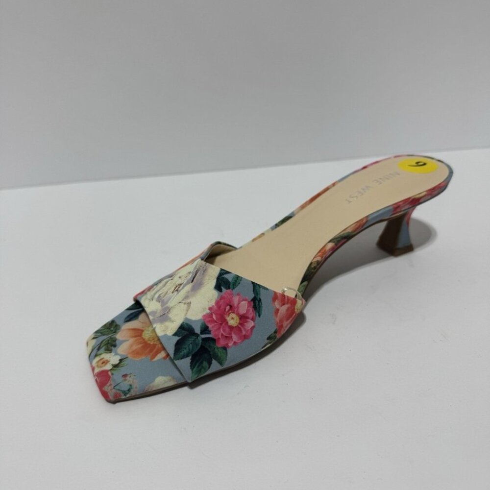 Nine West Womens Inya Sandals Floral Size 9 M - Picture 2 of 5